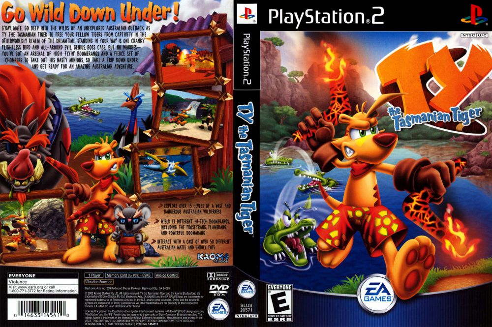 ty the tasmanian tiger ps2 iso